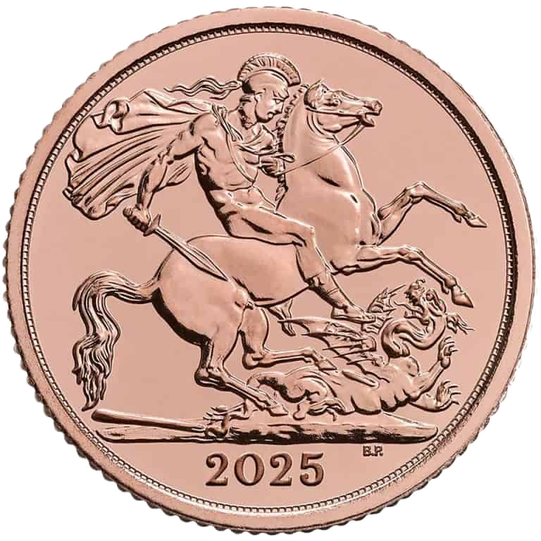 2025 Half Gold Sovereign ‘Final Rose’ Coin